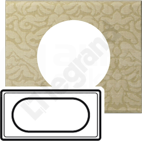 CELIANE 4/5M tkanina ornamnet Ramka