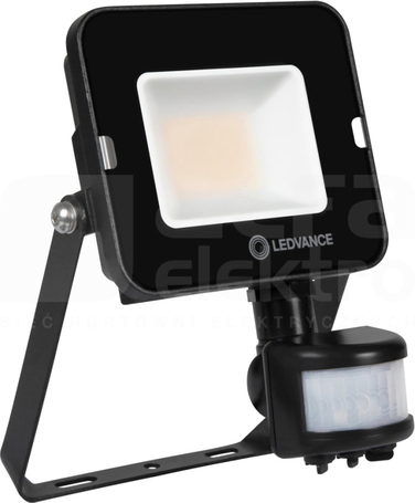 FLOOD COMPACT V SEN 20W/840 2000lm SYM IP65 czar Naświetlacz LED z czujnikiem ruchu