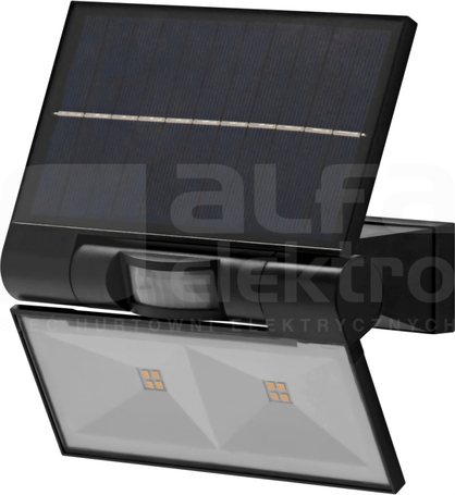 ENDURA FLOOD SOLAR DOUBLE SEN 2,9W/830 380lm IP44 Naświetlacz LED z czujnikiem; solar