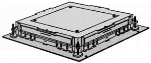 UZD350-2 PUSZKA PODPODŁOGOWA