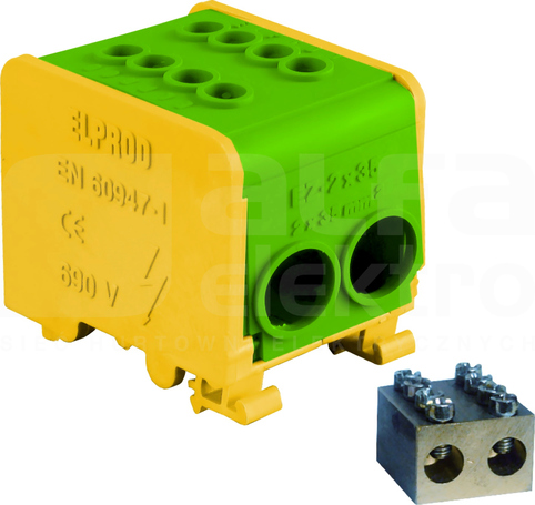 LZ 1x35/35 zółto-ziel. Odgałęźnik instalacyjny