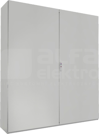 SE 1800x1600x400 RAL7035 Szafa z płytą montażową metalowa
