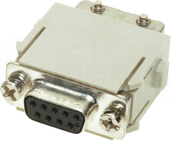 HAN MODULAR 9 5A 50V 0,08-0,52mm2 Wkład stykowy do złącz żeński