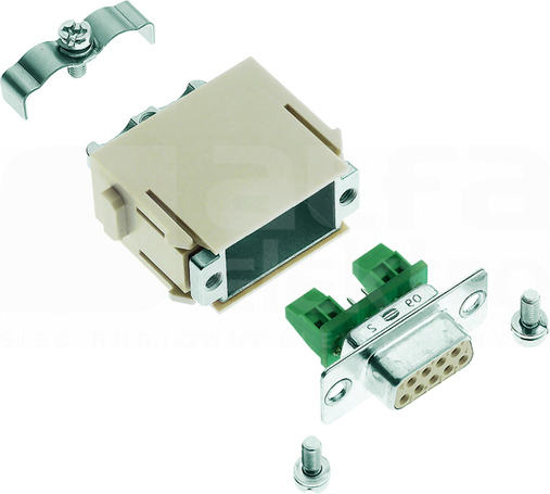HAN MODULAR 9 5A 50V 0,08-0,52mm2 Wkład stykowy do złącz żeński