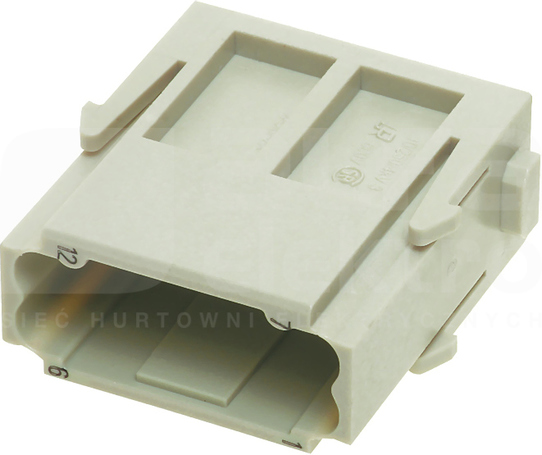 HAN MODULAR 12 10A 250V 0,14-2,5mm2 Wkład stykowy do złącz męski