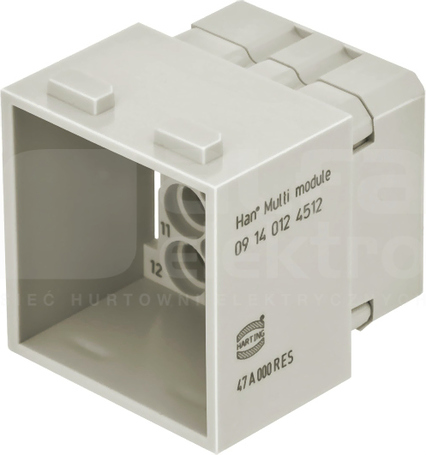 HAN MODULAR 12 50V Wkład stykowy do złącz żeński