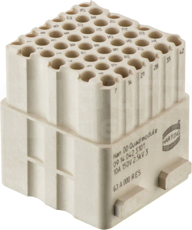 HAN MODULAR 42 10A 150V 0,14-2,5mm2 Wkład stykowy do złącz żeński