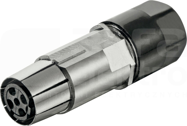 Han M12 Crimp D-coded female Złącze