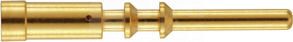 HAN M23 P 2mm 2,5-4mm2 Au Kontakt zaciskany męski