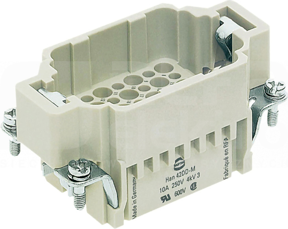 HAN 42DD 10A 250V 0,14-2,5mm2 Wkład stykowy do złącz męski