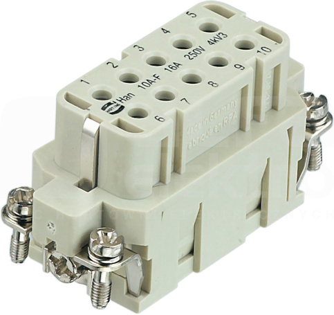 HAN 10A 16A 250V 0,14-4mm2 Wkład stykowy do złącz żeński