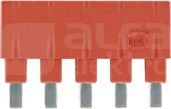 HAN-ES 1x5 16A czerwony Mostek