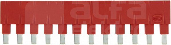 HAN-ES 1x12 16A czerwony Mostek