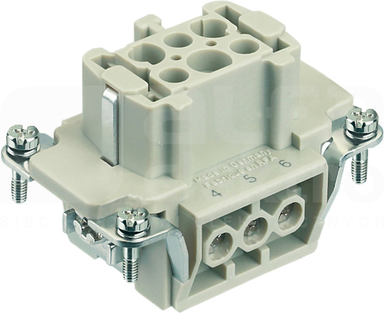 HAN 6E 16A 500V 0,75-2,5mm2 Wkład stykowy do złącz żeński