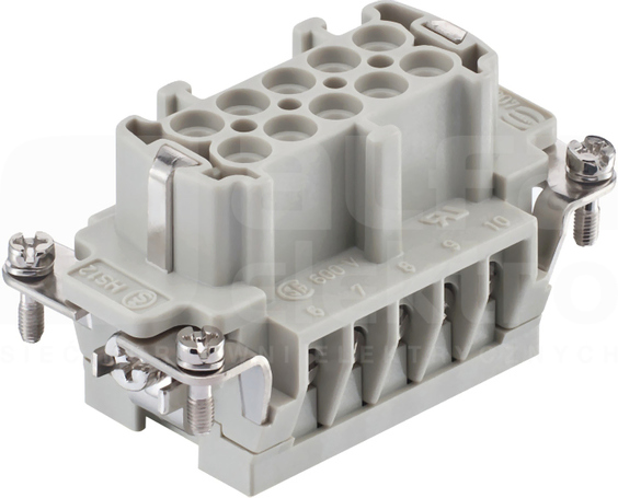 HAN 10E 16A 400V 1-2,5mm2 Element mocujący wkładów styk.żeński