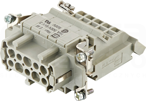 HAN 10E 16A 500V 0,2-2,5mm2 Wkład stykowy do złącz żeński
