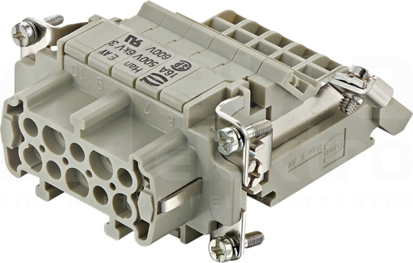HAN 10E 16A 500V 0,2-2,5mm2 Wkład stykowy do złącz żeński
