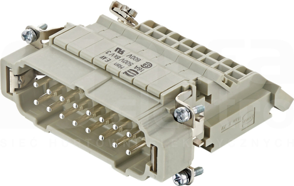 HAN 16E 16A 500V 0,2-2,5mm2 Wkład stykowy do złącz męski