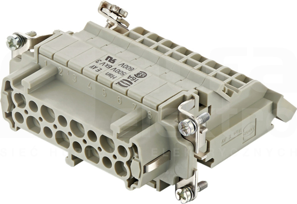 HAN 16E 16A 500V 0,2-2,5mm2 Wkład stykowy do złącz żeński