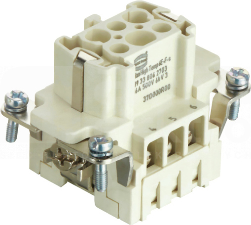 Han High Temp 6E-s 16A 500V 0,75-2,5mm2 Wkład stykowy do złącz żeński