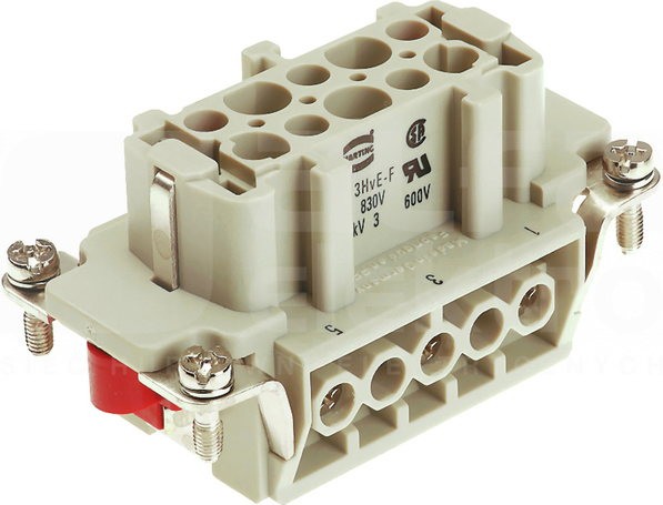 HAN 3HV E 16A 830V 0,75-2,5mm2 Wkład stykowy do złącz żeński