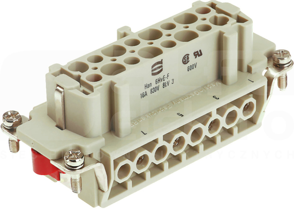 HAN 6HV E 16A 830V 0,75-2,5mm2 Wkład stykowy do złącz żeński