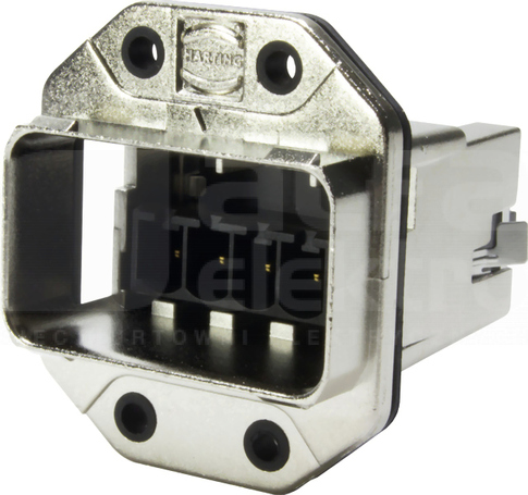 HAN PUSHPULL POWER L METAL PFT FIX COD Gniazdo zasilania