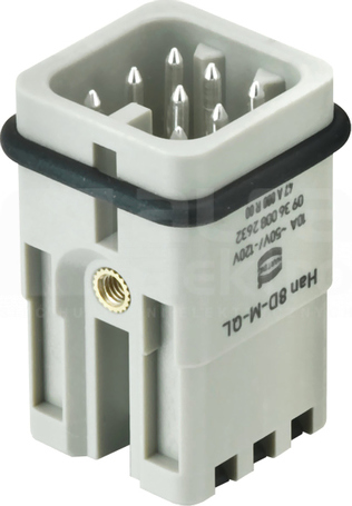 HAN 8D 10A 50V 0,25-1,5mm2 Wkład stykowy do złącz męski