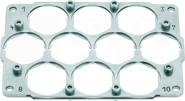 HAN 48HPR 10x350A Ramka