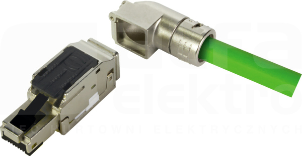RJI MF-PN RJ45 PLUG cat.5 4P kątowa Wtyk sieciowy modułowy