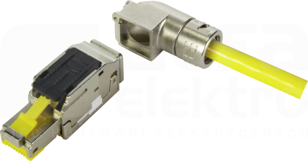RJI MF-PN RJ45 PLUG cat.6a 8P kątowa Wtyk sieciowy modułowy