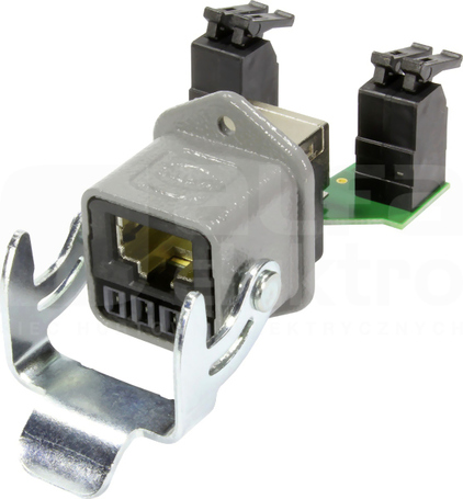 HAN 3A RJ45 HYBRID kat.6 PFT 8+4P Złącze