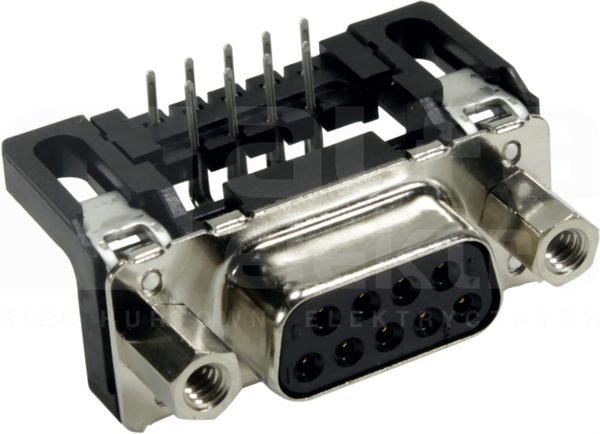 09661127603 9pin Gniazdo żeńskie D-Sub kątowe