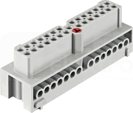 HAN ECO 28 16A 500V 0,75-2,5mm2 Element mocujący wkładów styk.żeński
