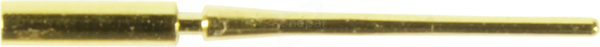0,08-0,22mm2 Styk meski złocony