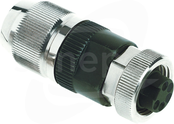 HARAX 7/8 L 5 F 5P IP67 Wtyk żeński kątowy