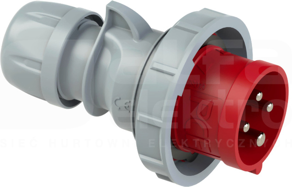 TURBO TWIST 32A 4P 400V IP67 Wtyczka przenośna nikiel