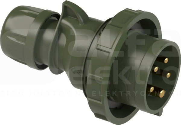 16A 5P 400V IP67 zielony Wtyczka