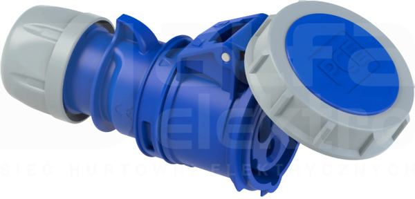 TWIST 32A 3P 230V IP67 Gniazdo przenośne nikiel
