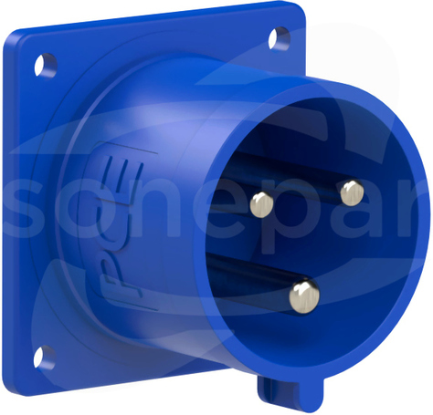 32A 3P 6h IP44 70x70 Wtyczka tablicowa