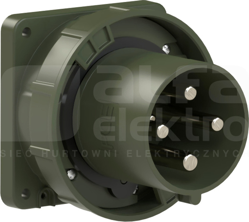 MILITARY 125A 4P 400V IP67 Wtyczka tablicowa prosta