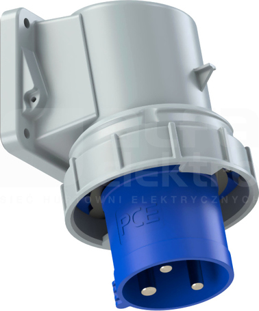 POWER TWIST 63A 3P IP66/67 230V Wtyczka tablicowa kątowa