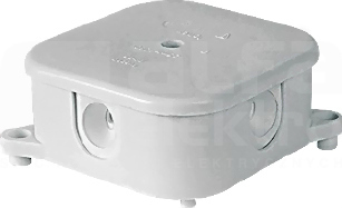 PO75p 85x85x40 IP44 Puszka natynkowa pusta