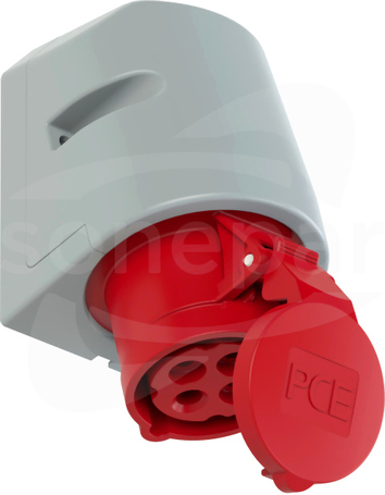 16A 4P 400V IP44 Gniazdo stałe