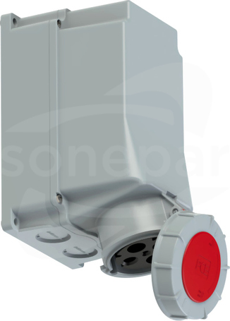 125A 4P 6h IP67 Gniazdo stałe