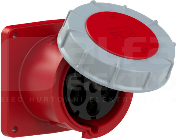 125A 5P 400V IP67 Gniazdo tablicowe proste