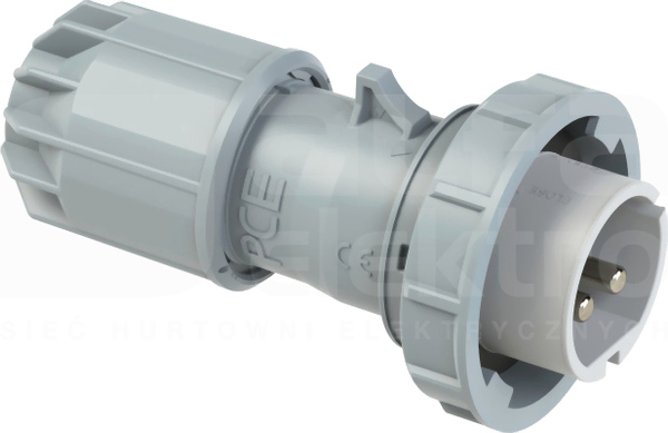 32A 2P 24/42VDC IP44 Wtyczka przenośna nikiel