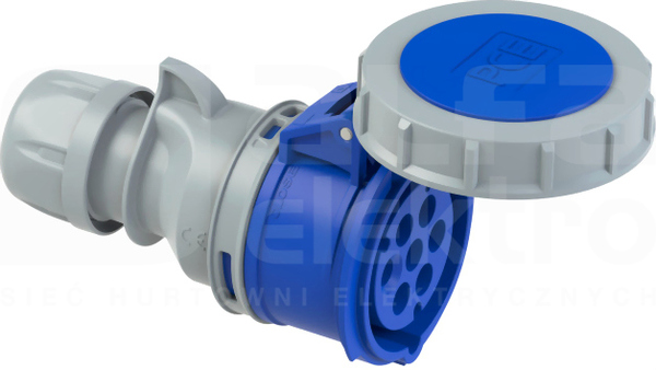 CEE 16A/7P 250V 9h IP67 Gniazdo przenośne