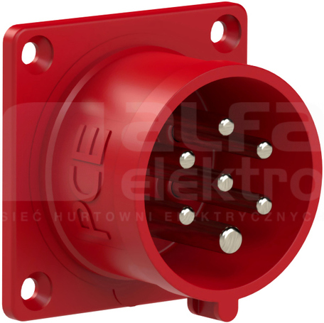 16A 7P 400V IP44 Wtyczka tablicowa prosta