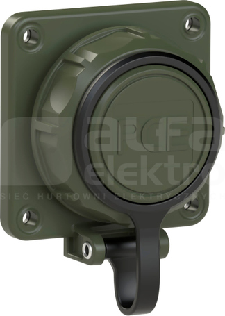 NAUTILUS 16/3 230V IP68 SCHUKO Gniazdo tablicowe kołn.75x75